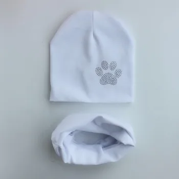 Hat children's infant dog puppy paw diamond embroidery Baby Hat Girl Boy Cap Kid cotton Beanie bonnet Collar Scarf set baby cap
Hat children's infant dog puppy paw diamond embroidery Baby Hat Girl Boy Cap Kid cotton Beanie bonnet Collar Scarf set baby cap