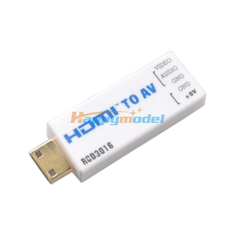 RCD3016 Mini/Micro HDMI to AV Converter Set Module for Gopro Hero GH3 GH4 BMPCC 5D Nex Series
RCD3016 Mini/Micro HDMI to AV Converter Set Module for Gopro Hero GH3 GH4 BMPCC 5D Nex Series