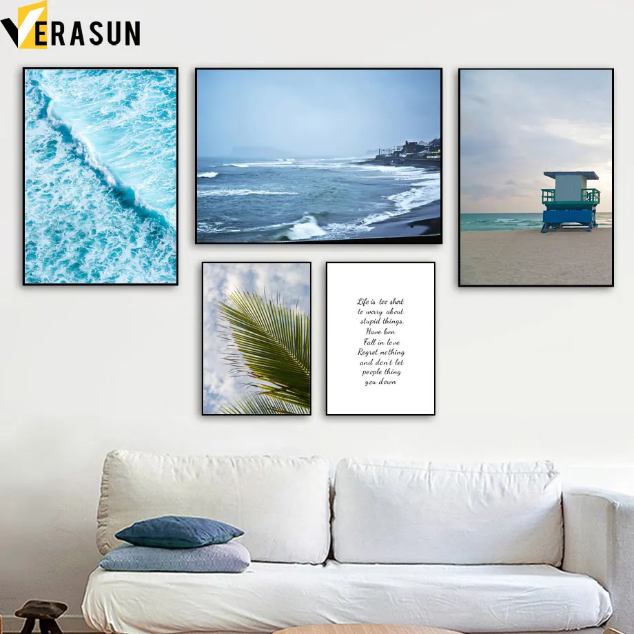 Sea Wave Palm Beach Quote Landscape Wall Art Canvas Painting Nordic Posters And Prints Wall Pictures For Living Room Home Decor
Sea Wave Palm Beach Quote Landscape Wall Art Canvas Painting Nordic Posters And Prints Wall Pictures For Living Room Home Decor