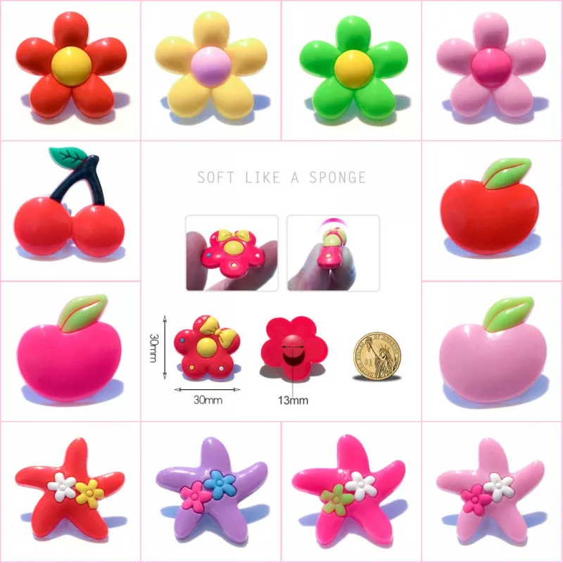1pcs Flowers Fruit Cherry PVC Shoe Charms Shoe Buckles Accessories Fit Bands Bracelets Croc JIBZ Kid Party Gift Xmas Gift
1pcs Flowers Fruit Cherry PVC Shoe Charms Shoe Buckles Accessories Fit Bands Bracelets Croc JIBZ Kid Party Gift Xmas Gift