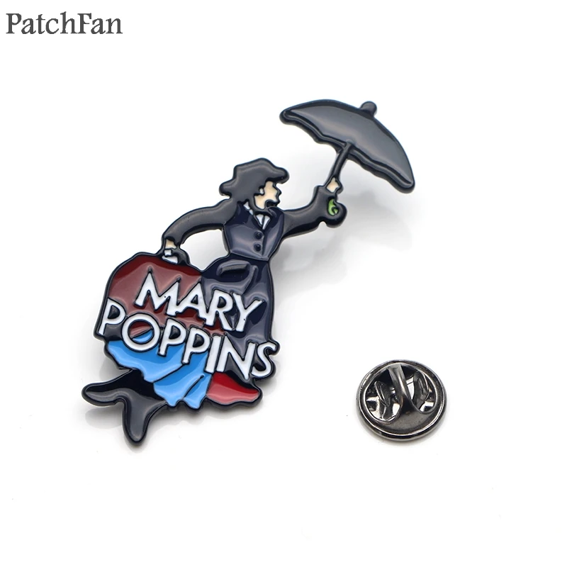 Patchfan Mary Poppins Funny letter Enamel Pins clothes metal Gift para bag hat backpack insignia Brooches Badges for men A1585
Patchfan Mary Poppins Funny letter Enamel Pins clothes metal Gift para bag hat backpack insignia Brooches Badges for men A1585
