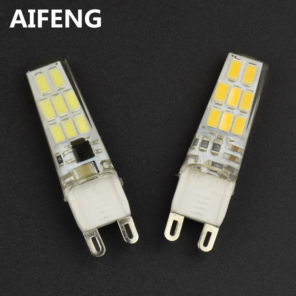 AIFENG 10PCS silicone G9 led bulb 220V 230V 240V warm white cool white smd 5730(5733) lamp g9 light bulb led lights for home
AIFENG 10PCS silicone G9 led bulb 220V 230V 240V warm white cool white smd 5730(5733) lamp g9 light bulb led lights for home