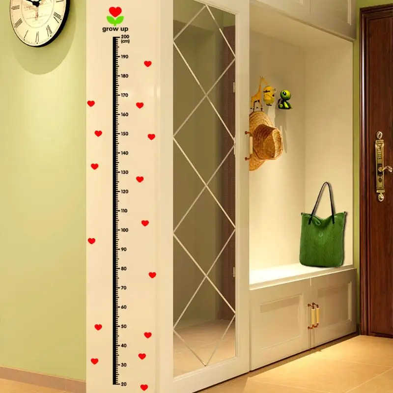 Heart-shaped Pattern Wall Sticker Height Measurement Home Kids Height Ruler Room Kids Wall Decor
Heart-shaped Pattern Wall Sticker Height Measurement Home Kids Height Ruler Room Kids Wall Decor