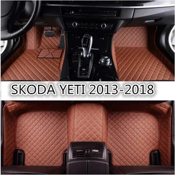 High Quality Car Accessories Styling Custom Foot Mats 3D Luxury Leather Car Floor Mats For SKODA YETI 2013-2018
High Quality Car Accessories Styling Custom Foot Mats 3D Luxury Leather Car Floor Mats For SKODA YETI 2013-2018