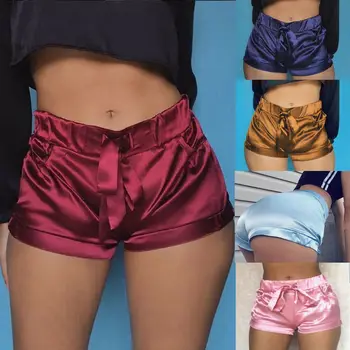 New 2019 Sexy Women Shorts Summer Silk Slim Beach Casual Pocket Shorts Female Hot Summer Satin Running Gym High Waist Shorts
New 2019 Sexy Women Shorts Summer Silk Slim Beach Casual Pocket Shorts Female Hot Summer Satin Running Gym High Waist Shorts