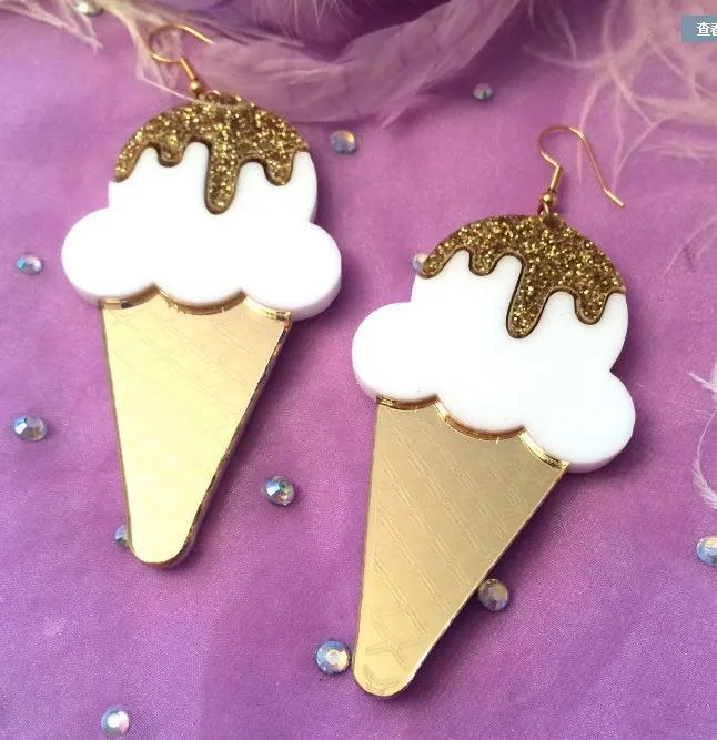 2018 hot sale acrylic cute Ice cream Ice cream cone drop earrings for girl lovely earrings fashion ear jewelry
2018 hot sale acrylic cute Ice cream Ice cream cone drop earrings for girl lovely earrings fashion ear jewelry