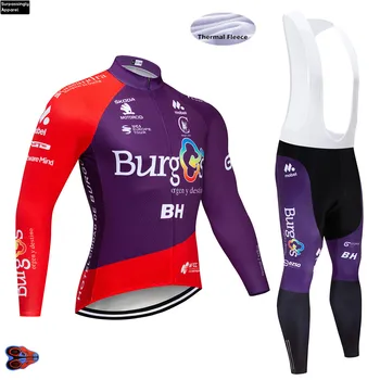 Winter 2019 BURG TEAM Long Sleeve Cycling Jersey Bike Pants Set Mens Ropa Ciclismo Thermal Fleece Bicycling Maillot Culotte
Winter 2019 BURG TEAM Long Sleeve Cycling Jersey Bike Pants Set Mens Ropa Ciclismo Thermal Fleece Bicycling Maillot Culotte