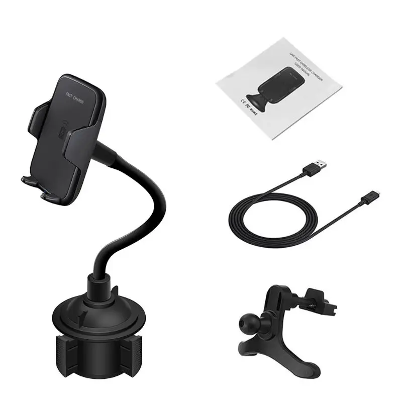 Car Qi Fast Wireless Charger Gooseneck Cup Holder Air Vent Mount for iPhone X XR XS 8 Samsung S9 S8 S7 S6 Note 9/8 For Huawei
Car Qi Fast Wireless Charger Gooseneck Cup Holder Air Vent Mount for iPhone X XR XS 8 Samsung S9 S8 S7 S6 Note 9/8 For Huawei