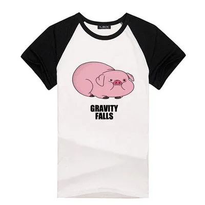 New Gravity Falls pig t-shirt Cosplay Anime Cotton Waddles t shirt Tops For women men short sleeve Tees
New Gravity Falls pig t-shirt Cosplay Anime Cotton Waddles t shirt Tops For women men short sleeve Tees