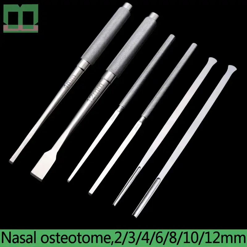 Nasal osteotome stainless steel Cosmetic surgery instrument nose plastic tool bone knife Nasal bone chisel
Nasal osteotome stainless steel Cosmetic surgery instrument nose plastic tool bone knife Nasal bone chisel
