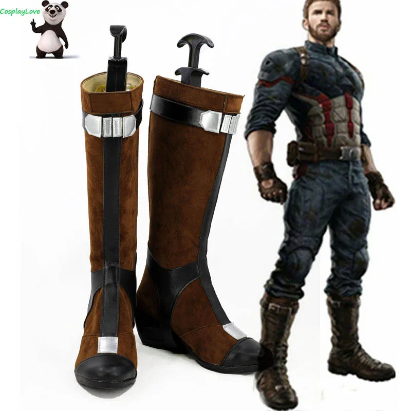 Marvel Captain America Steven Steve Rogers Brown Cosplay Shoes Long Boots Newest Custom Made CosplayLove
Marvel Captain America Steven Steve Rogers Brown Cosplay Shoes Long Boots Newest Custom Made CosplayLove