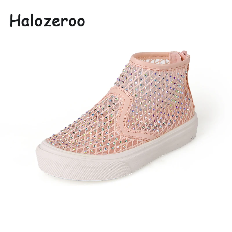 New 2019 Autumn Kids High Top Sport Sneakers Baby Girls Rhinestone Casual Sneakers Children Mesh Shoes Brand Shoes Black Trainer
New 2019 Autumn Kids High Top Sport Sneakers Baby Girls Rhinestone Casual Sneakers Children Mesh Shoes Brand Shoes Black Trainer