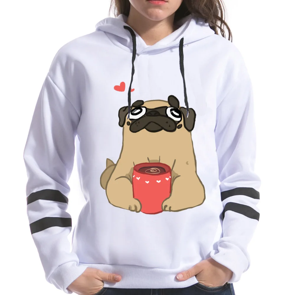 2019 Spring Women Hoodies Heart Pugs Kawaii Print Sweatshirts Harajuku Female Long Sleeve Hooded
2019 Spring Women Hoodies Heart Pugs Kawaii Print Sweatshirts Harajuku Female Long Sleeve Hooded
