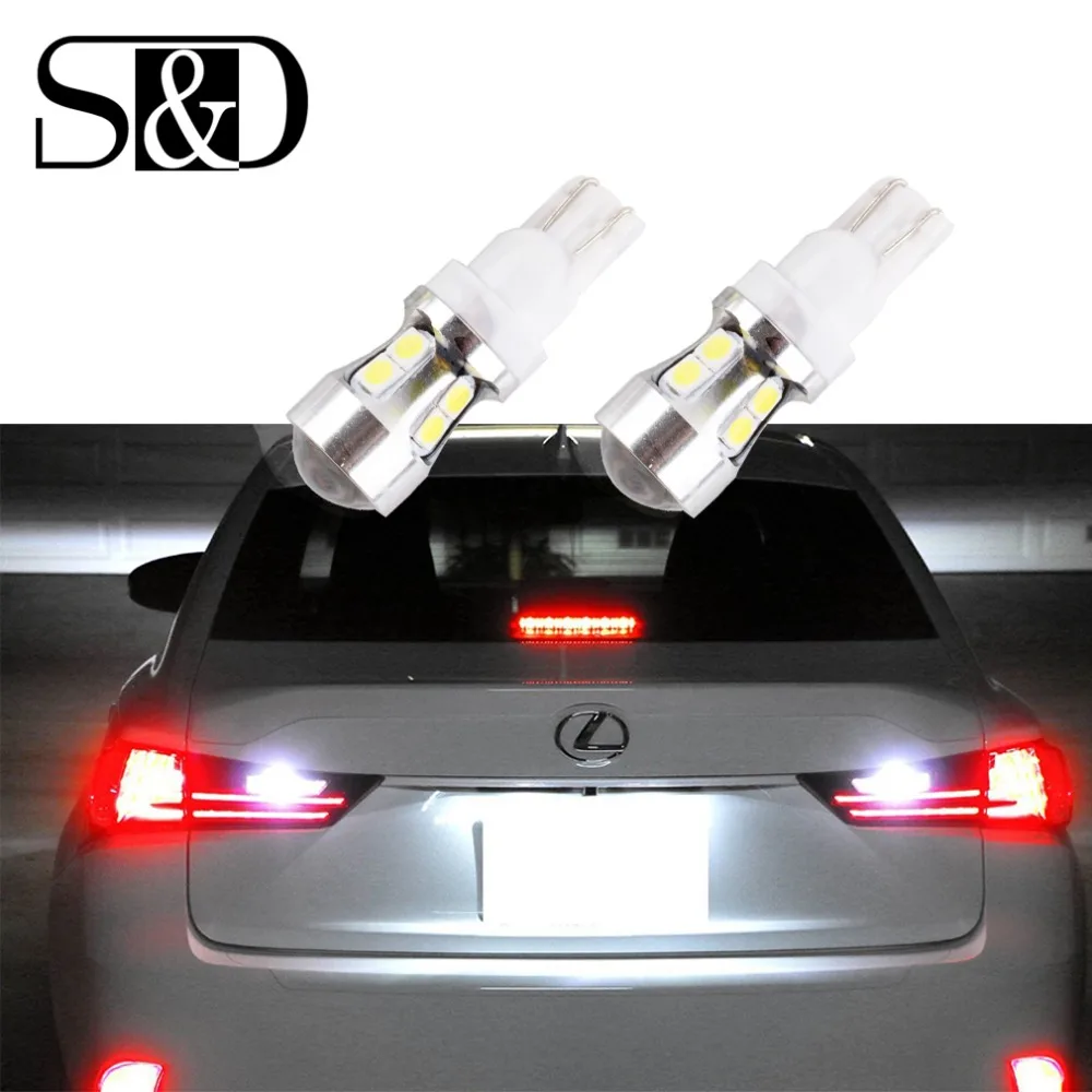 10pcs T10 Canbus OBC Error Free Bulbs Interior Emitter LED DRL Driving Lights 194 W5W Car lamps External 10-SMD 3030 6000K White
10pcs T10 Canbus OBC Error Free Bulbs Interior Emitter LED DRL Driving Lights 194 W5W Car lamps External 10-SMD 3030 6000K White