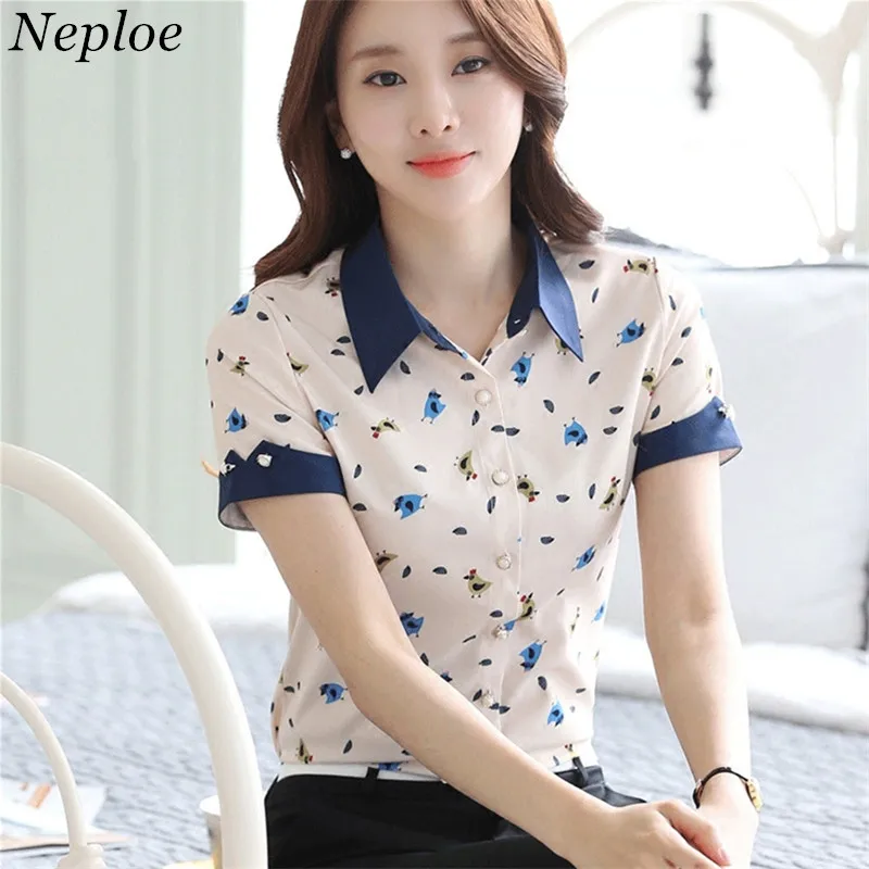 New Summer Women Chiffon Blouse Short Sleeve Lady Office Shirts Floral Print Casual Slim Feminine Tops Plus Size Blouse 33057
New Summer Women Chiffon Blouse Short Sleeve Lady Office Shirts Floral Print Casual Slim Feminine Tops Plus Size Blouse 33057