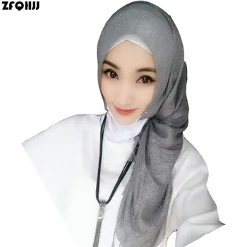 ZFQHJJ Women Shimmer Muslim Hijab Turban Solid Plain Viscose Glitter Shinny Lurex Hijabs Scarf Shawl Tassel Foulard Scarves
ZFQHJJ Women Shimmer Muslim Hijab Turban Solid Plain Viscose Glitter Shinny Lurex Hijabs Scarf Shawl Tassel Foulard Scarves