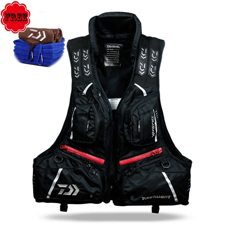 DF-3104 Black Fishing Vest Life Jacket Buoyancy 80N 120KG Detachable Life Vest Fishing Clothing Fishing Tackle Free Gift Towel
DF-3104 Black Fishing Vest Life Jacket Buoyancy 80N 120KG Detachable Life Vest Fishing Clothing Fishing Tackle Free Gift Towel