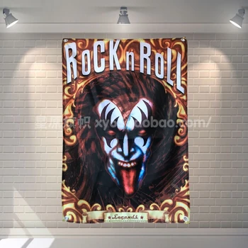 "ROCK N ROLL" Pop Band Poster Cloth Flags Wall Stickers Hanging paintings Billiards Hall Studio Theme Home Decor
"ROCK N ROLL" Pop Band Poster Cloth Flags Wall Stickers Hanging paintings Billiards Hall Studio Theme Home Decor
