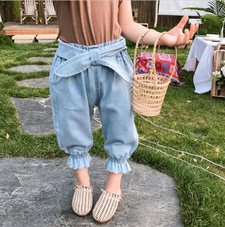 2019 Hot Selling Girls Denim Bow Pants Summer Fashion Girls Jean Pants 2-7t PV82
2019 Hot Selling Girls Denim Bow Pants Summer Fashion Girls Jean Pants 2-7t PV82