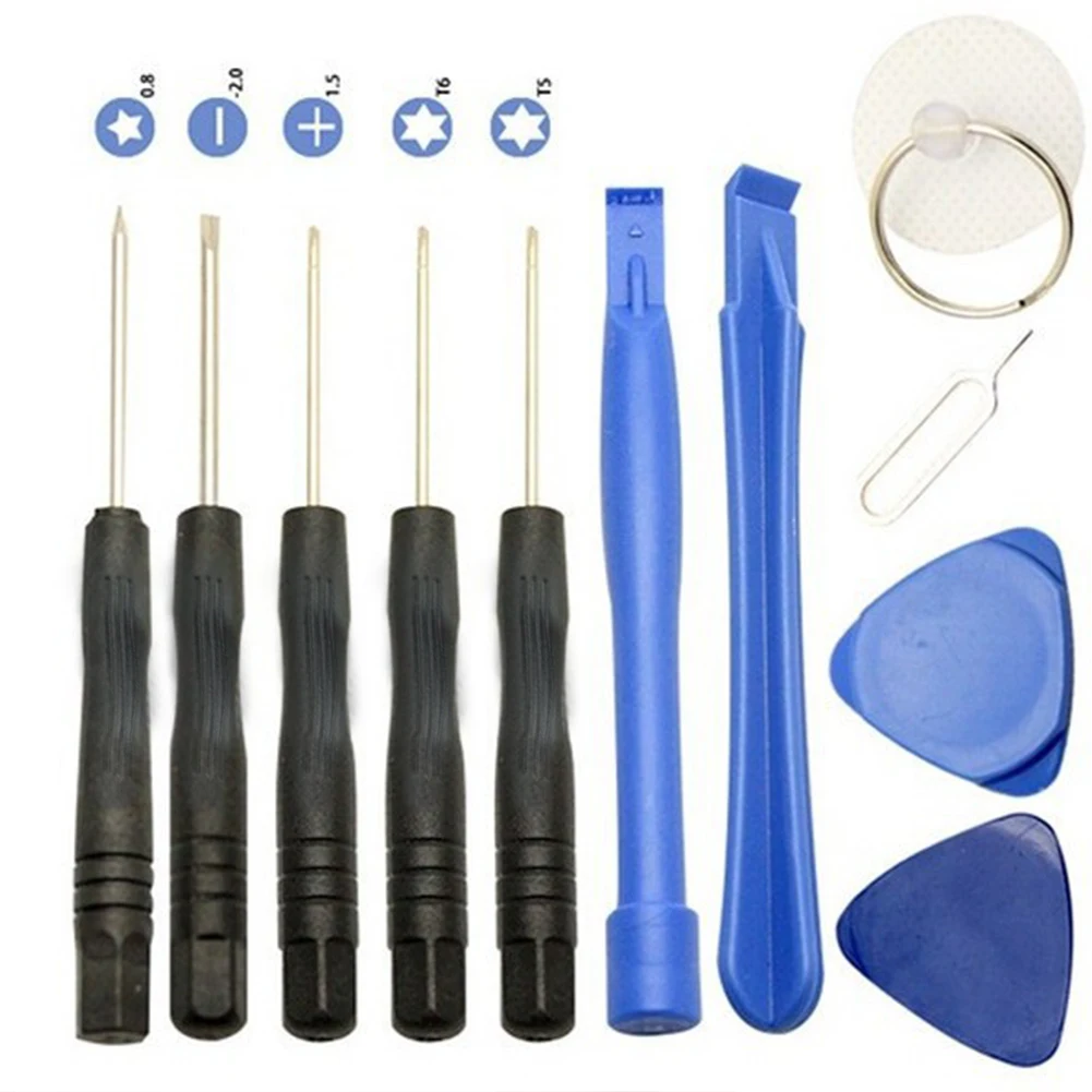 11pcs Mobile Phone Repairing Tool Kit Spudger Pry Opening Tool LCD Repair Tool with 0.8MM2.0MMT5T6 screwdrivers
11pcs Mobile Phone Repairing Tool Kit Spudger Pry Opening Tool LCD Repair Tool with 0.8MM2.0MMT5T6 screwdrivers