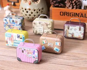 120 pcs/lot Continental Mini Tin Box Retro Suitcase Handbag Small Rectangular Candy Box Small Tin Container
120 pcs/lot Continental Mini Tin Box Retro Suitcase Handbag Small Rectangular Candy Box Small Tin Container