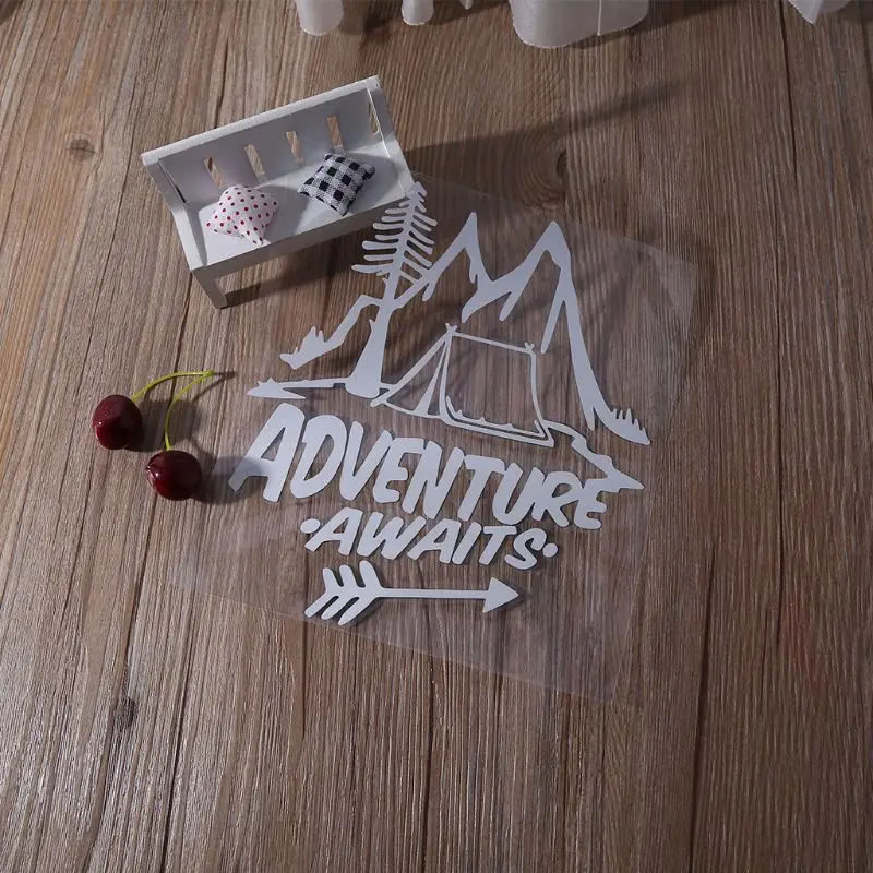 20CM*18CM ADVENTURE AWAITS A Camping Greatested Vinyl Car Sticker Beautiful Window Decal
20CM*18CM ADVENTURE AWAITS A Camping Greatested Vinyl Car Sticker Beautiful Window Decal