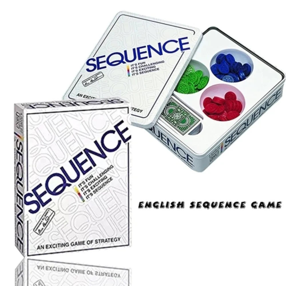 2019 Party Games Sequence Playing Cards Game Strategy Family Party School Game English Arabic Cards New juego de mesa
2019 Party Games Sequence Playing Cards Game Strategy Family Party School Game English Arabic Cards New juego de mesa