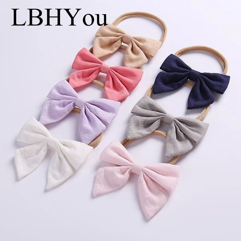 8pc Girls Nylon Headbands Newborn Cotton Linen Bows Elastic Nylon Headbands Soft Stretchy Nylon Headwraps Hair Accessories 0-6T
8pc Girls Nylon Headbands Newborn Cotton Linen Bows Elastic Nylon Headbands Soft Stretchy Nylon Headwraps Hair Accessories 0-6T