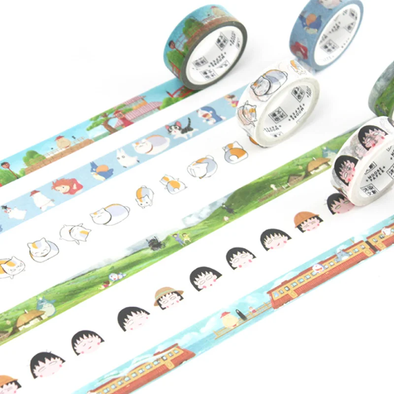 1 Pc new cute DIY Happy Fairytale Theatre Washi Tape Totoro Cat Adhesive Tape DIY Scrapbooking Sticker Label Masking Tape gift
1 Pc new cute DIY Happy Fairytale Theatre Washi Tape Totoro Cat Adhesive Tape DIY Scrapbooking Sticker Label Masking Tape gift
