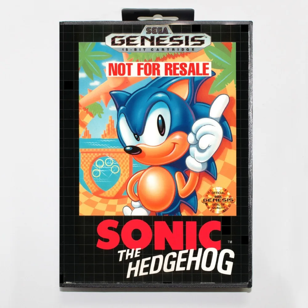 Sonic The Hedgehog 16 Bit MD Game Card Include Retail Box For Sega Genesis & Mega Drive
Sonic The Hedgehog 16 Bit MD Game Card Include Retail Box For Sega Genesis & Mega Drive