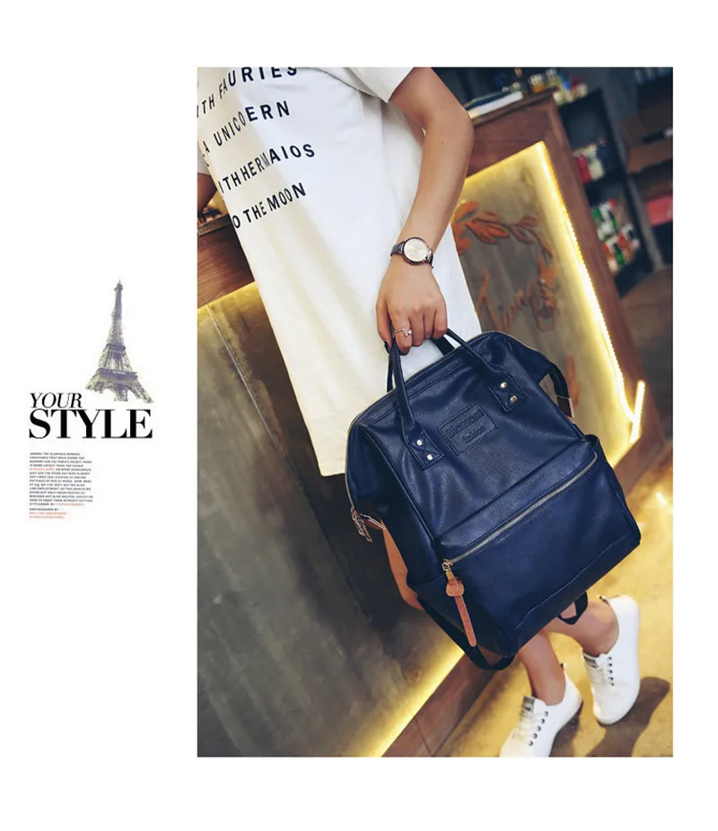 Fashion Multifunction women backpack fashion youth korean style shoulder bag laptop backpack schoolbags for teenager girls boys 58