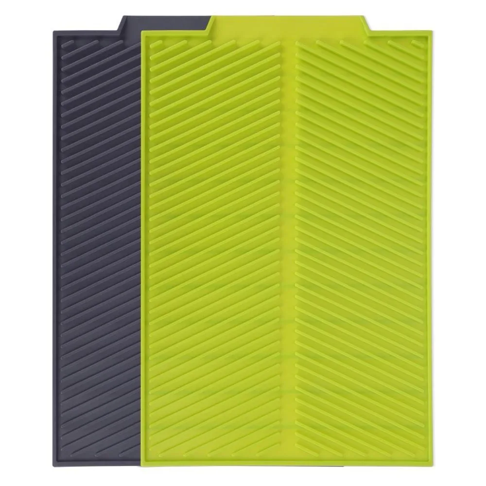 Silicone Dish Drying Mat Flume Folding Draining Mat,Rectangle Drain Mat Drying Dishes Pad Heat Resistant Non-slip Tray
Silicone Dish Drying Mat Flume Folding Draining Mat,Rectangle Drain Mat Drying Dishes Pad Heat Resistant Non-slip Tray