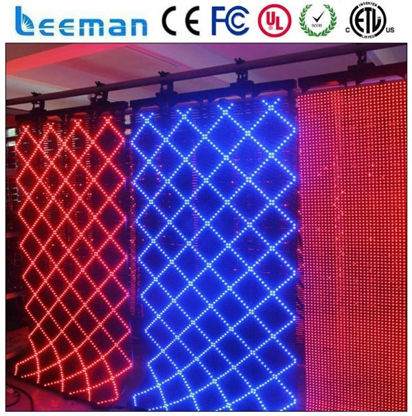 Leeman Flexible Led Curtain Display Soft Background Leeman Flexible Led Curtain Display Soft Background Transpa