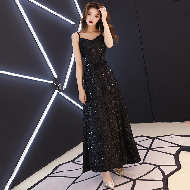 Bandage Evening Dresses Sexy V-neck Spaghetti Strap Formal Prom Dress Royal Sequined Ankle-length A-line Long Party Gowns E302
Bandage Evening Dresses Sexy V-neck Spaghetti Strap Formal Prom Dress Royal Sequined Ankle-length A-line Long Party Gowns E302