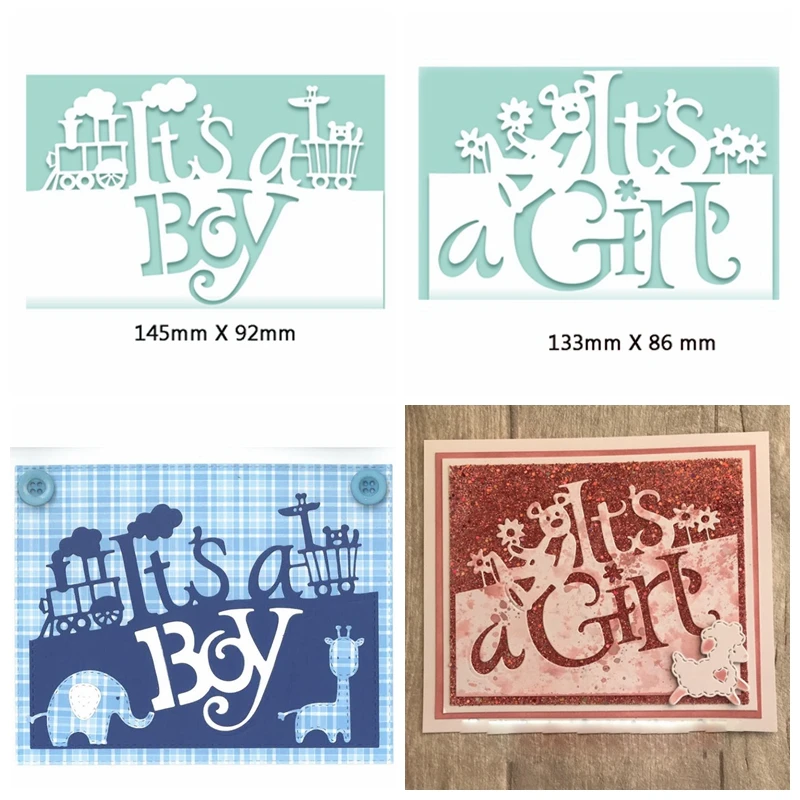 It's A Boy /Girl Pop-up Lace Edge Frame Metal Cutting Dies Stencils For DIY Scrapbooking Decorative Embossing Cards Die Cut
It's A Boy /Girl Pop-up Lace Edge Frame Metal Cutting Dies Stencils For DIY Scrapbooking Decorative Embossing Cards Die Cut