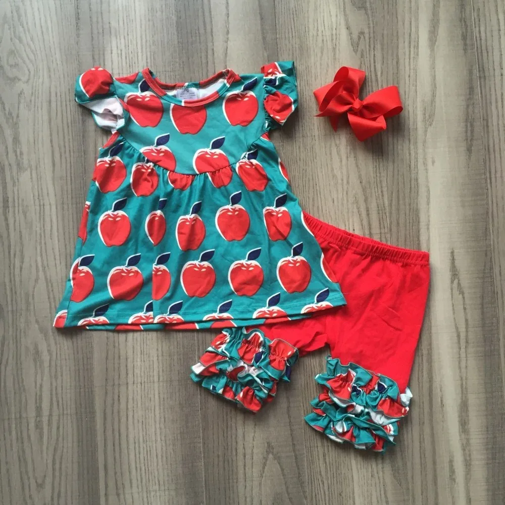 new arrivals back to school otufits girl capris jade red apples cotton clothes summer baby girl boutique with match accessories
new arrivals back to school otufits girl capris jade red apples cotton clothes summer baby girl boutique with match accessories