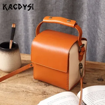 Original Real Leather Vintage Small Women Handbags Cowhide Stylish Cross Shoulder Bag Girls Messenger Bag Ladies Top-handle Bags
Original Real Leather Vintage Small Women Handbags Cowhide Stylish Cross Shoulder Bag Girls Messenger Bag Ladies Top-handle Bags
