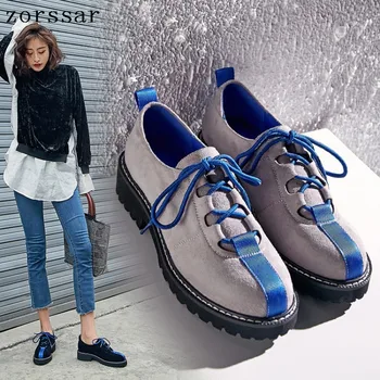 Zorssar 2019 Spring women sneakers oxford shoes flats shoes women leather suede lace up boat shoes round toe flats moccasins
Zorssar 2019 Spring women sneakers oxford shoes flats shoes women leather suede lace up boat shoes round toe flats moccasins
