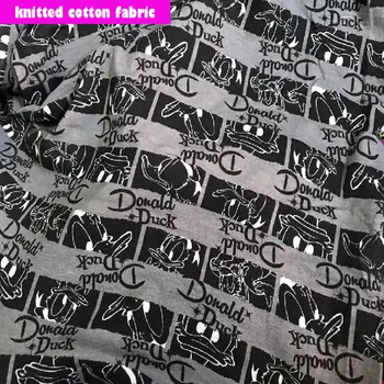 Good Black/Grey Cartoon Duck Cotton knitted Fabric cute Duck Printed Cotton Fabric DIY Sewing Children T-shirt Baby Clothing
Good Black/Grey Cartoon Duck Cotton knitted Fabric cute Duck Printed Cotton Fabric DIY Sewing Children T-shirt Baby Clothing