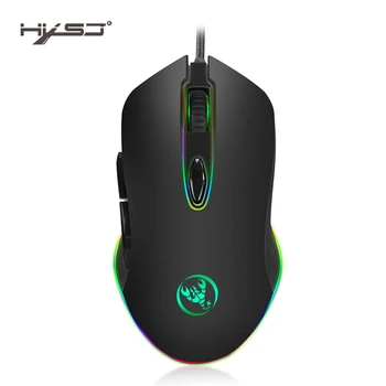 HXSJ USB 6 Buttons Wired Mouse 4800dpi Adjustable Optical Gaming Mouse LED Backlight Programmable Mouse Mice for PC Laptop A30 
HXSJ USB 6 Buttons Wired Mouse 4800dpi Adjustable Optical Gaming Mouse LED Backlight Programmable Mouse Mice for PC Laptop A30
