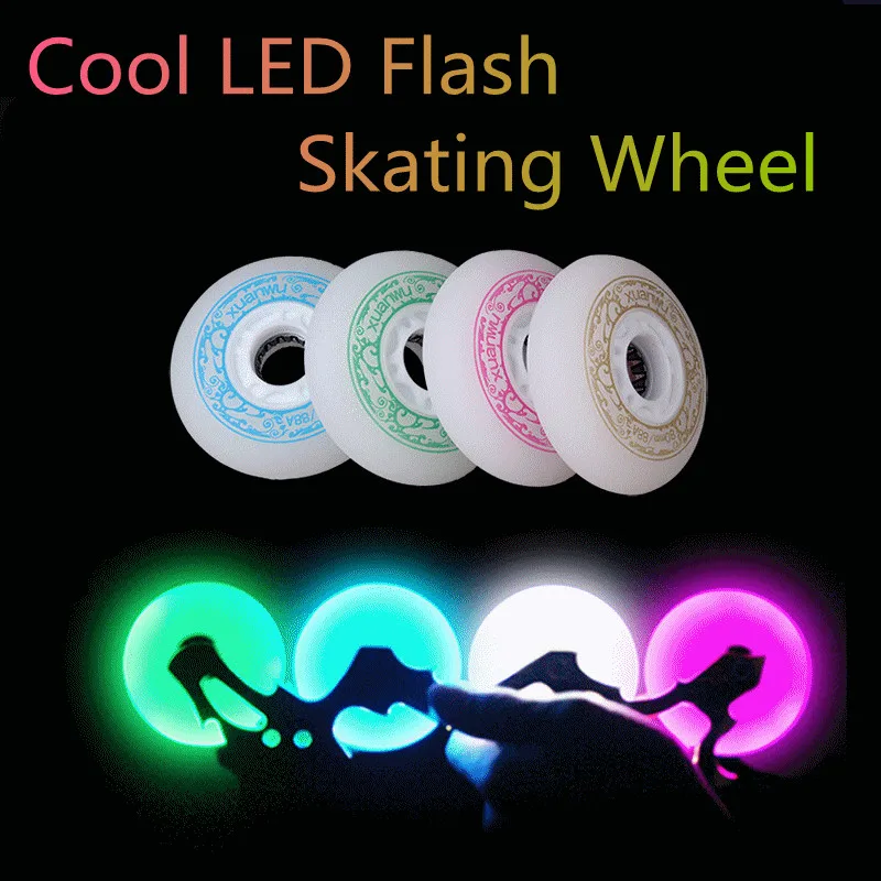 72mm 88A Original XuanWu LED Flash Shine Inline Skate Wheel, Peach White Blue Green Light, Shining in Dark Night
72mm 88A Original XuanWu LED Flash Shine Inline Skate Wheel, Peach White Blue Green Light, Shining in Dark Night