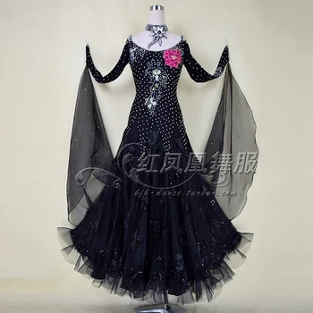 New Ballroom dance costumes sexy senior embroidery flowers ballroom dance dress for women ballroom dance dresses S-4XL BR330
New Ballroom dance costumes sexy senior embroidery flowers ballroom dance dress for women ballroom dance dresses S-4XL BR330