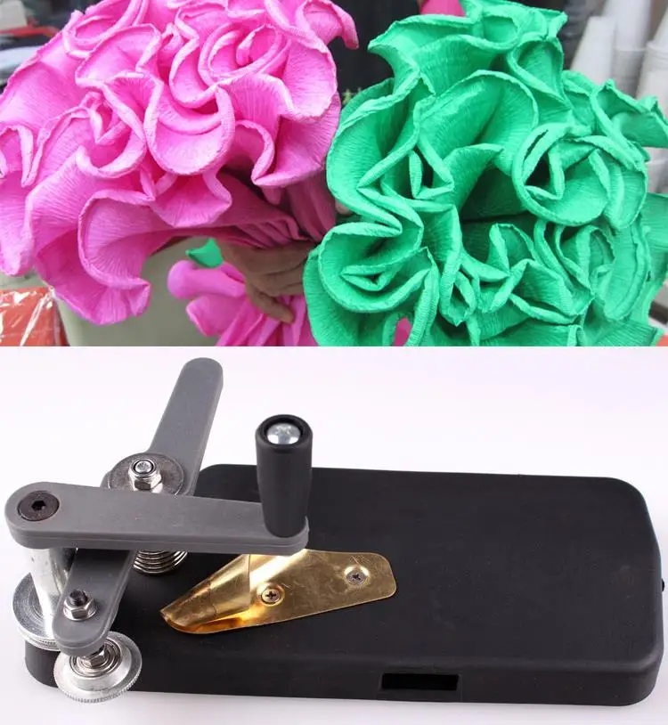 Thin teeth flowers paper machine,Wave curling,Crepe paper lace tool,Flower Packaging Materials,Florists Supplies
Thin teeth flowers paper machine,Wave curling,Crepe paper lace tool,Flower Packaging Materials,Florists Supplies