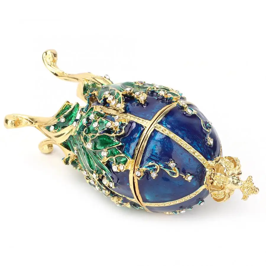 Jewelery Box Storage Box Vintage Enameled Easter Egg Diamante Jewelry Organizer Trinket Box Decoration Gift Acrylic Box
Jewelery Box Storage Box Vintage Enameled Easter Egg Diamante Jewelry Organizer Trinket Box Decoration Gift Acrylic Box