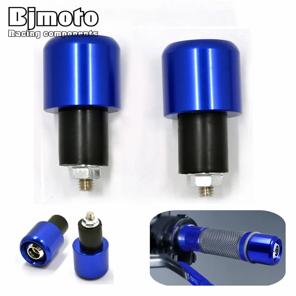 Bjmoto мотоцикл 7/8 дюйма 22 мм CNC крышка руля ручка стержень захвата конец для Yamaha kawasaki