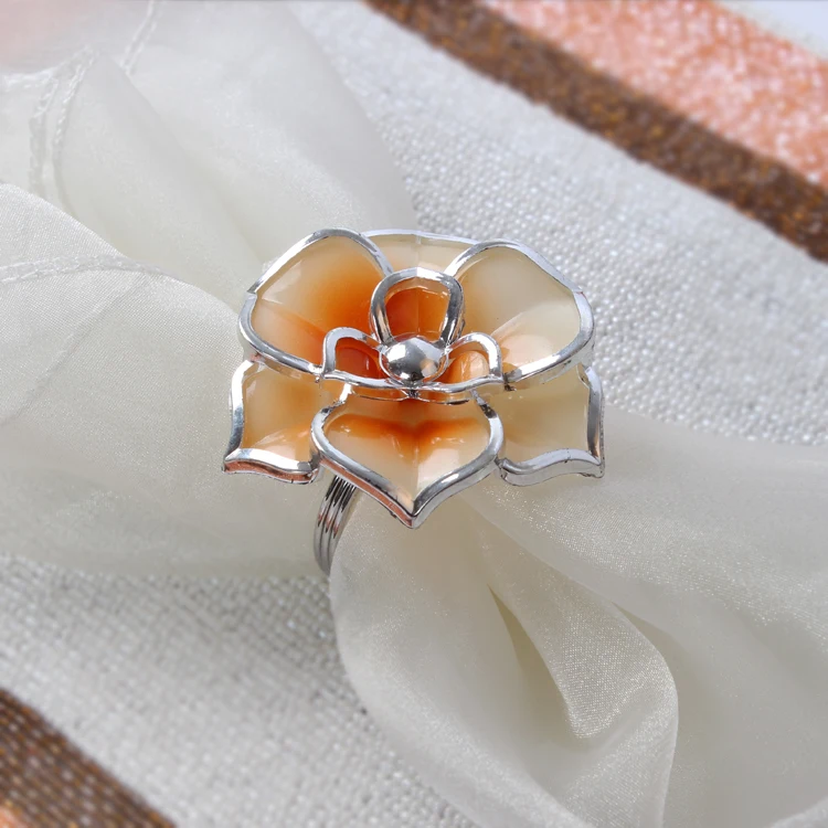 6pcs/lot Flower Shape Decorative Napkin Ring Serviette Holder for Wedding Party Dinner Table Napkin Rings Decoration Accessories
6pcs/lot Flower Shape Decorative Napkin Ring Serviette Holder for Wedding Party Dinner Table Napkin Rings Decoration Accessories