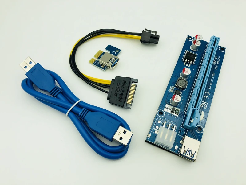 Оптовая продажа 6 шт. USB 3,0 SATA 15pin папа-6pin PCI-E Riser Express 1X 4x 8x 16x удлинитель адаптер карта кабель питания для BTC
Оптовая продажа 6 шт. USB 3,0 SATA 15pin папа-6pin PCI-E Riser Express 1X 4x 8x 16x удлинитель адаптер карта кабель питания для BTC