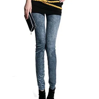 Women Fashion Stretch Jeans Denim Faux Jean Tight Slim Pants Summer/Spring Trousers
Women Fashion Stretch Jeans Denim Faux Jean Tight Slim Pants Summer/Spring Trousers