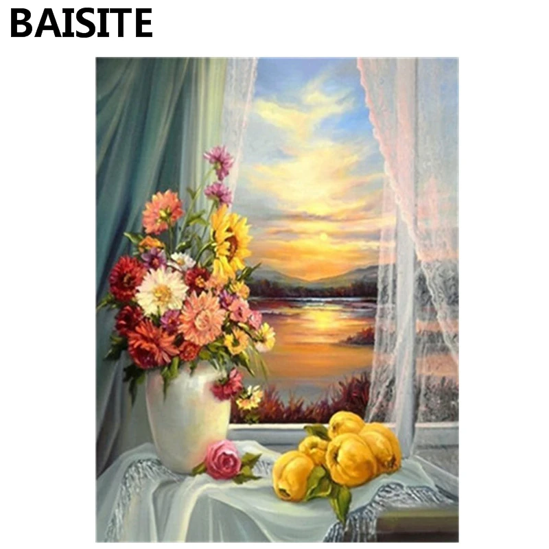 BAISITE DIY Acrylic Painting By Numbers Hand Painted Canvas Modern Wall Picture For Living Room Home Decor Wall Art
BAISITE DIY Acrylic Painting By Numbers Hand Painted Canvas Modern Wall Picture For Living Room Home Decor Wall Art