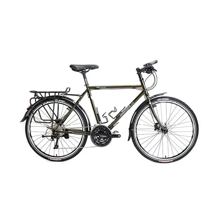 DARKROCK Super travel touring bikes 26 inch ALIVIO M4000 M4060 3*9 Speed city cycling bicycle Reynolds 520 steels painting
DARKROCK Super travel touring bikes 26 inch ALIVIO M4000 M4060 3*9 Speed city cycling bicycle Reynolds 520 steels painting